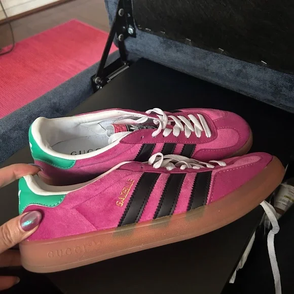 Adidas pink gazelle shoes GG 9/ 40 - Picture 7 of 7